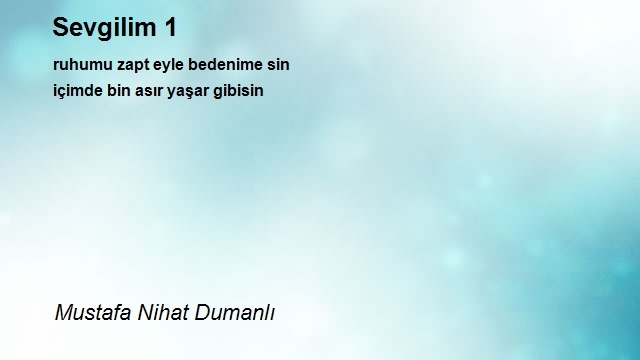 Mustafa Nihat Dumanlı