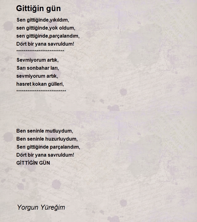 Yorgun Yüreğim