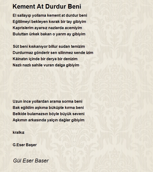 Gül Eser Baser