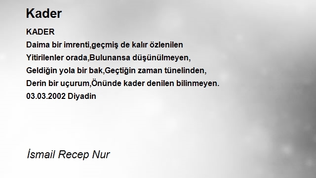 İsmail Recep Nur