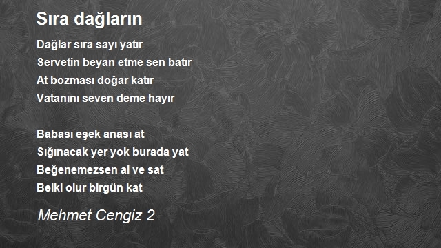 Mehmet Cengiz 2