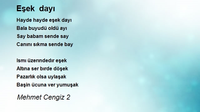 Mehmet Cengiz 2