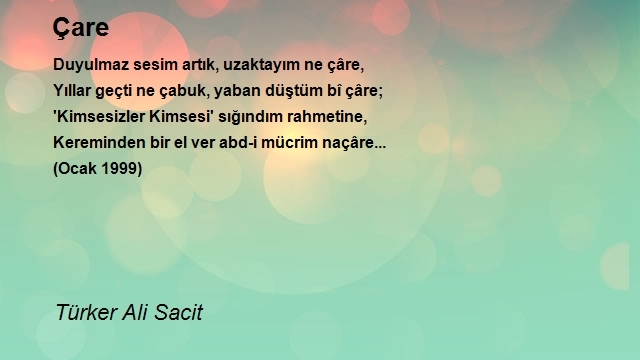 Türker Ali Sacit