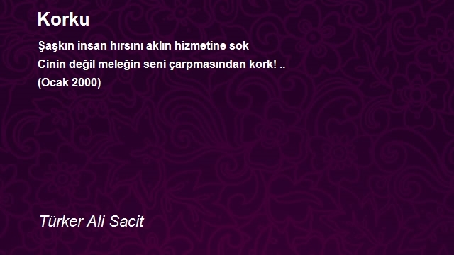 Türker Ali Sacit