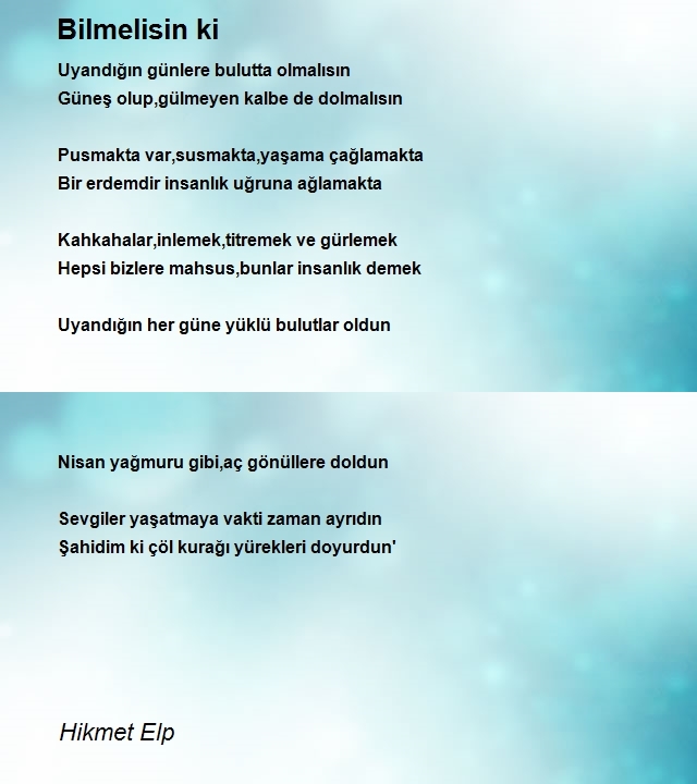 Hikmet Elp