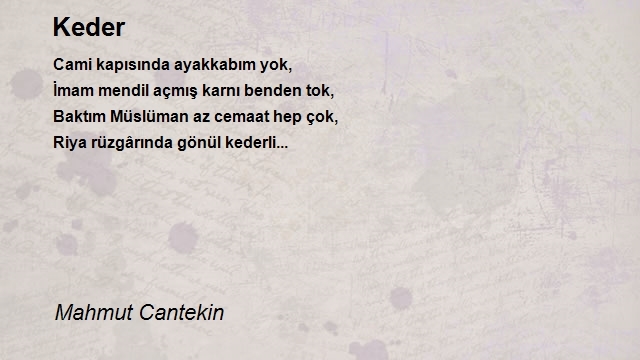 Mahmut Cantekin