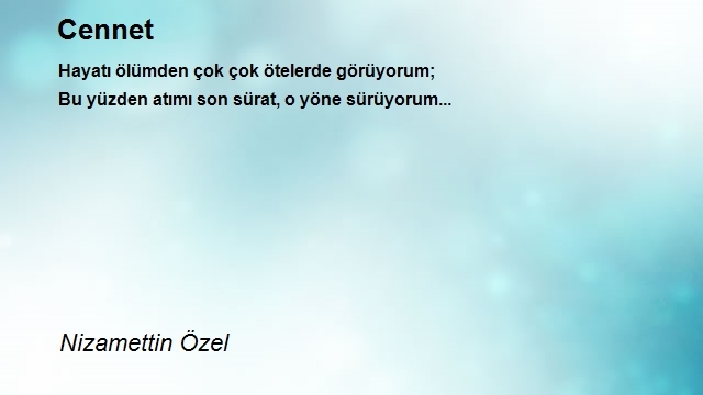 Nizamettin Özel