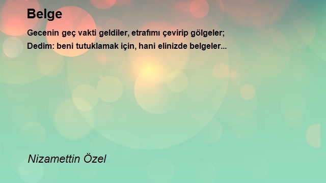 Nizamettin Özel