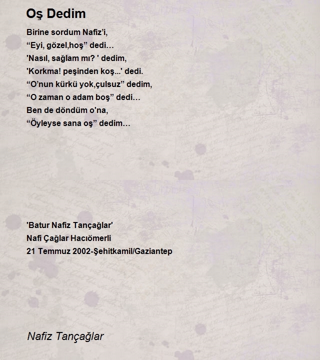 Nafiz Tançağlar