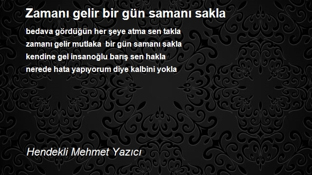 Hendekli Mehmet Yazıcı