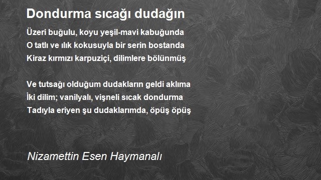 Nizamettin Esen Haymanalı