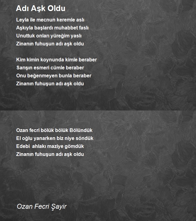 Ozan Fecri Şayir