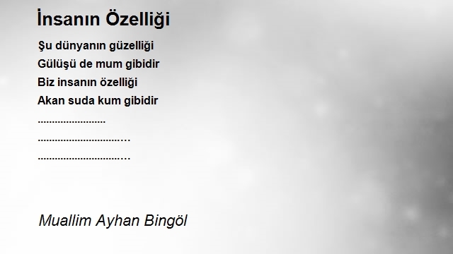 Muallim Ayhan Bingöl