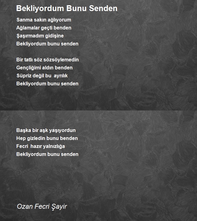 Ozan Fecri Şayir