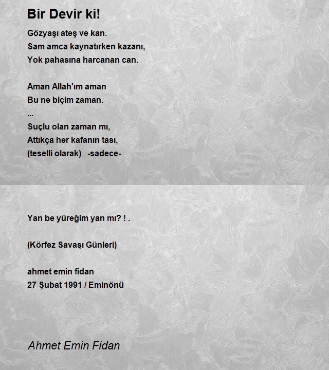 Ahmet Emin Fidan