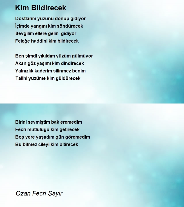 Ozan Fecri Şayir