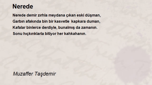 Muzaffer Taşdemir