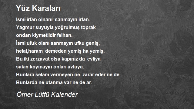 Ömer Lütfü Kalender