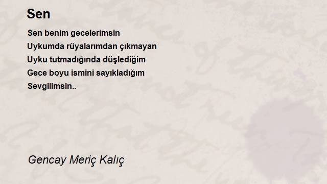 Gencay Meriç Kalıç