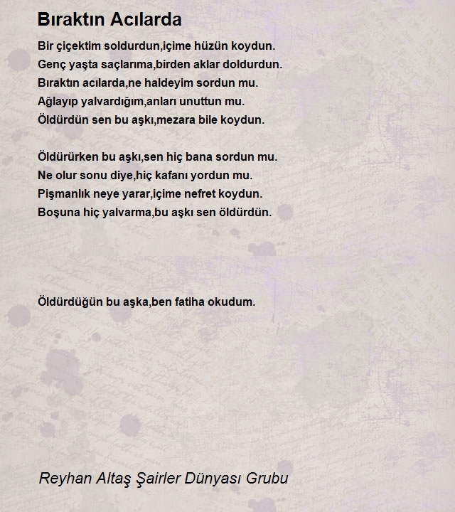 Reyhan Altaş Şairler Dünyası Grubu