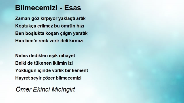 Ömer Ekinci Micingirt