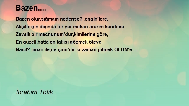 İbrahim Tetik