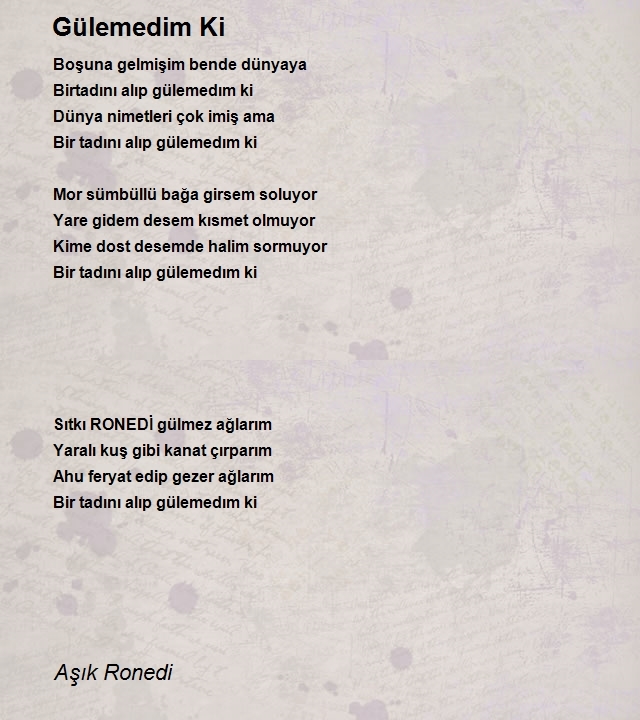 Aşık Ronedi