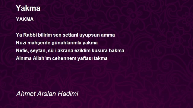 Ahmet Arslan Hadimi