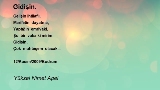 Yüksel Nimet Apel