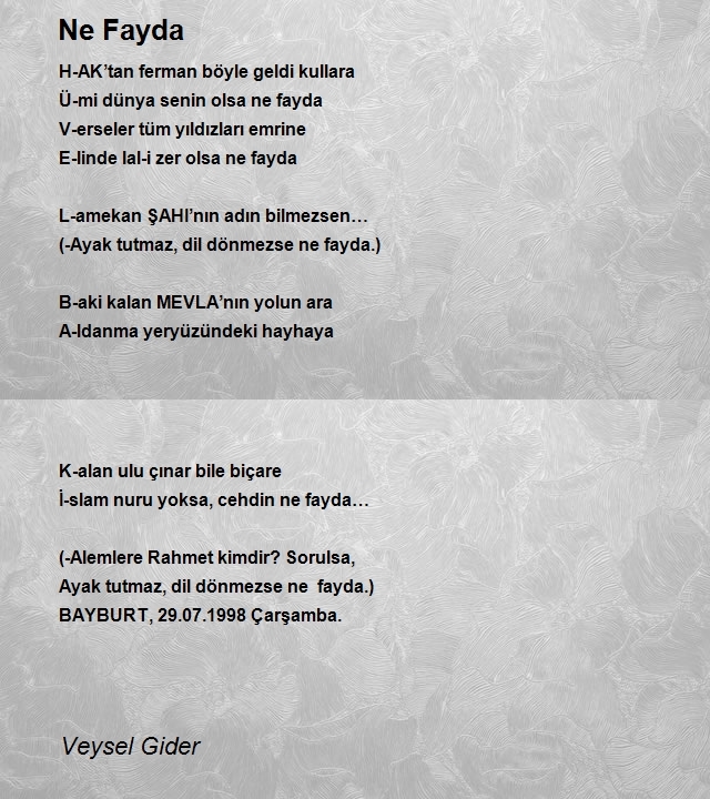 Veysel Gider