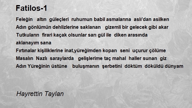 Hayrettin Taylan