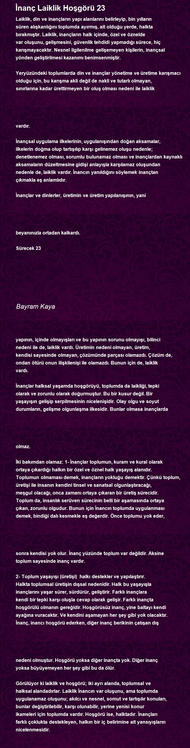 Bayram Kaya