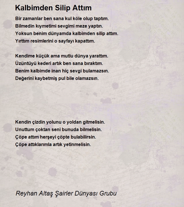 Reyhan Altaş Şairler Dünyası Grubu