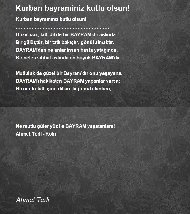 Ahmet Terli