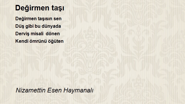 Nizamettin Esen Haymanalı