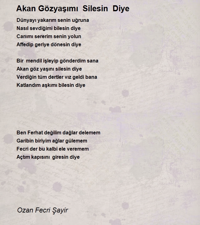 Ozan Fecri Şayir