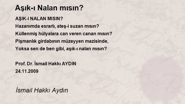 İsmail Hakkı Aydın