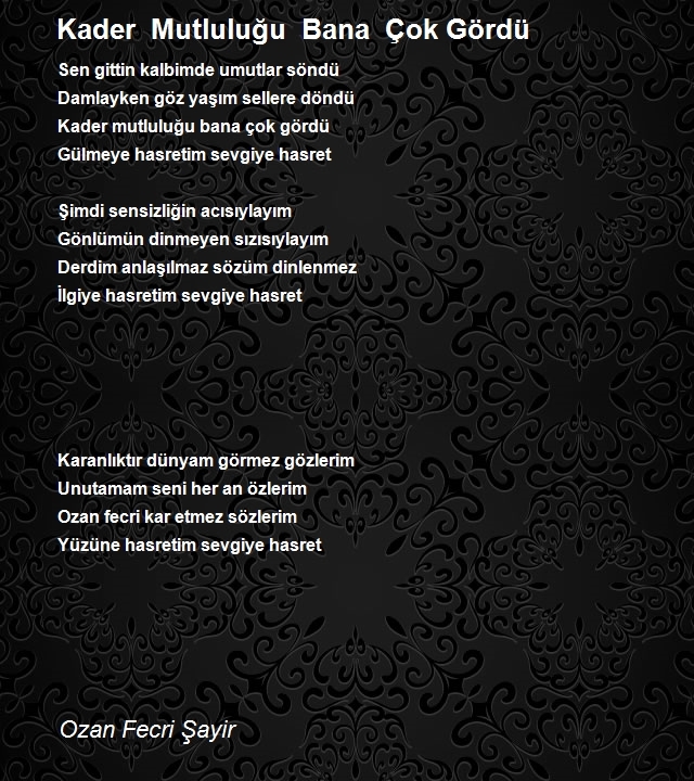 Ozan Fecri Şayir