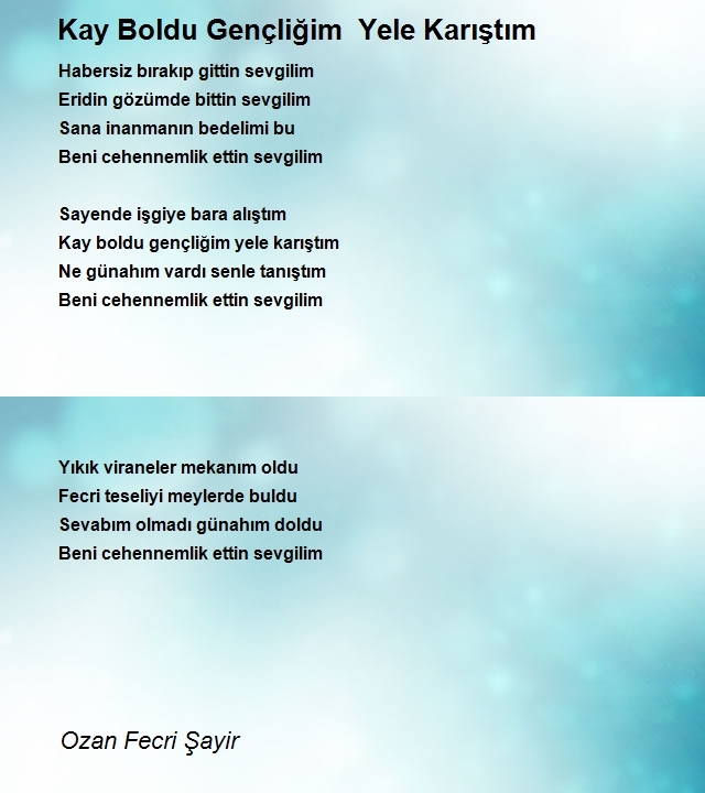 Ozan Fecri Şayir