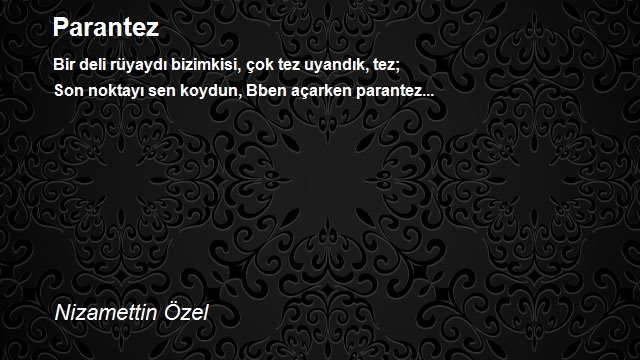 Nizamettin Özel