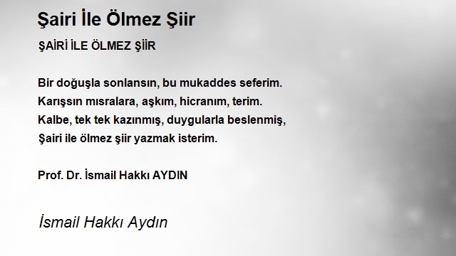 İsmail Hakkı Aydın