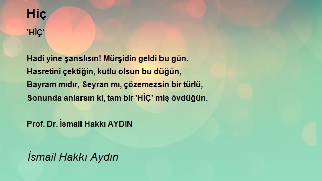 İsmail Hakkı Aydın