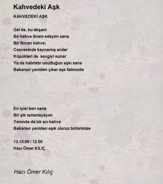 Hacı Ömer Kılıç