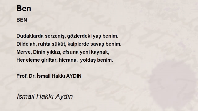 İsmail Hakkı Aydın