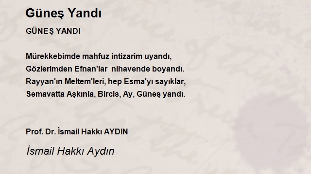 İsmail Hakkı Aydın