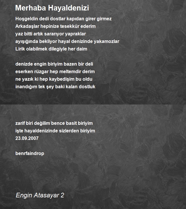 Engin Atasayar 2