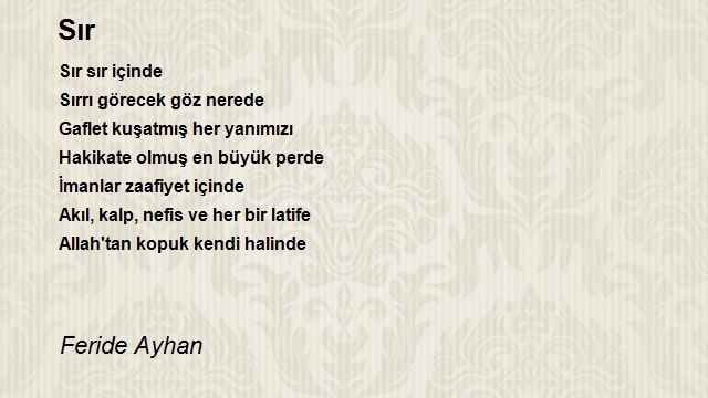 Feride Ayhan