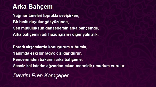 Devrim Eren Karaçeper