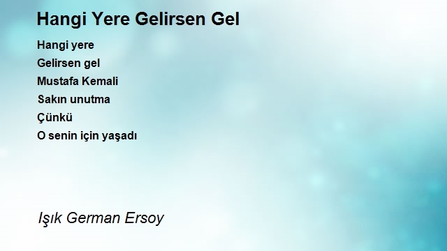 Işık German Ersoy 