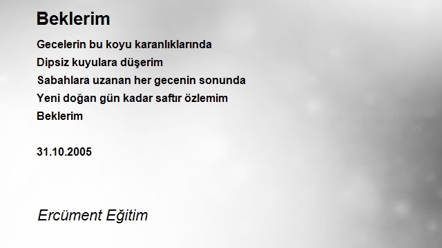 Ercüment Eğitim